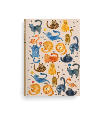 Notes linkovaný - A5 - lamino - Kočky... - BU069-15-26 1