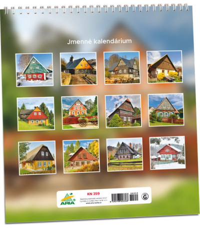 Nástěnný kalendář Chalupy 2027 - AKN359-27 3
