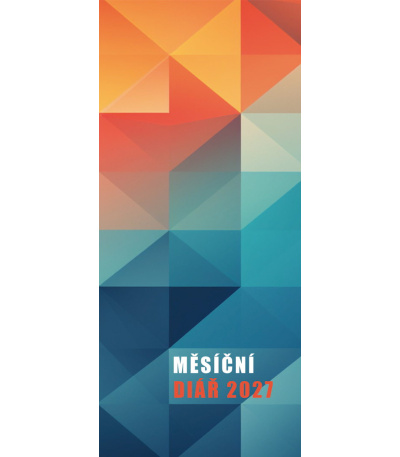 Diář kapesní měsíční lamino - Geometr... - ADM215-27 1