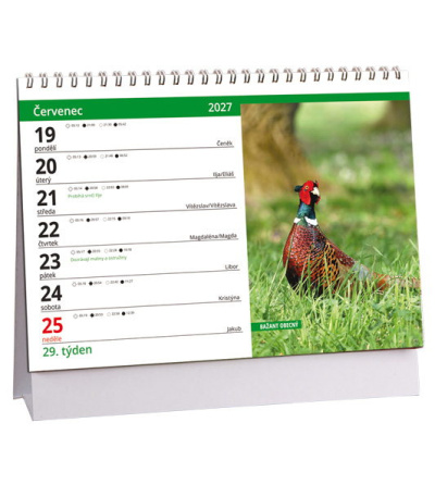 Stolní kalendář Myslivecký 2027 - AK859-27 2