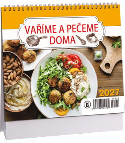 Stolní kalendář Vaříme a pečeme doma ... - AK836-27 1