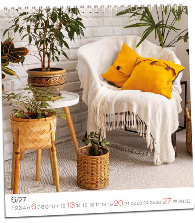 Nástěnný kalendář Home sweet home 2027 - AKN356-27 2