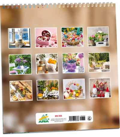 Nástěnný kalendář Home sweet home 2027 - AKN356-27 3