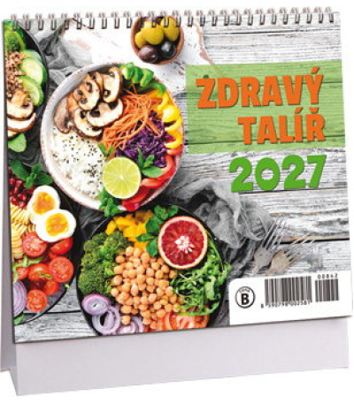 Stolní kalendář Zdravý talíř mini 2027 - AK842-27 1