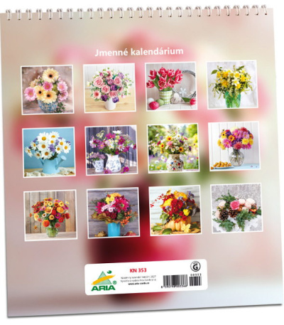 Nástěnný kalendář Květiny 2027 - AKN353-27 3