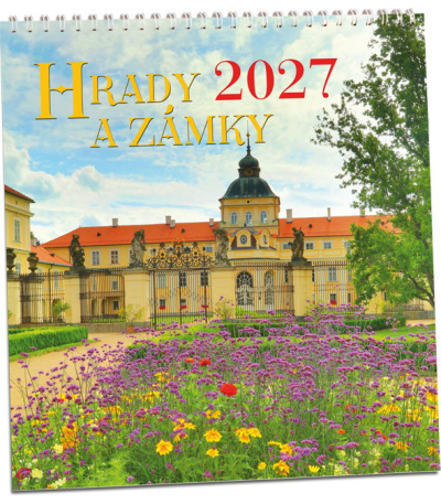 Nástěnný kalendář Hrady a zámky 2027 - AKN342-27 1