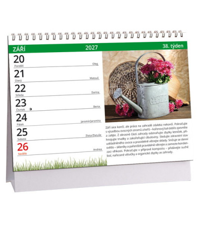Stolní kalendář Zahradníkův rok 2027 - AK868-27 2