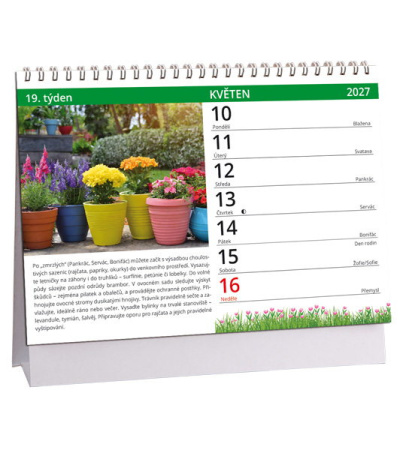 Stolní kalendář Zahradníkův rok 2027 - AK868-27 3