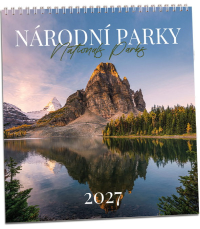 Nástěnný kalendář Národní parky 2027 - AKN345-27 1
