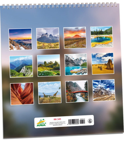 Nástěnný kalendář Národní parky 2027 - AKN345-27 3