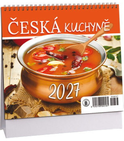 Stolní kalendář Česká kuchyně mini 2027 - AK837-27 1