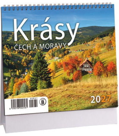 Stolní kalendář Krásy Čech a Moravy m... - AK831-27 1