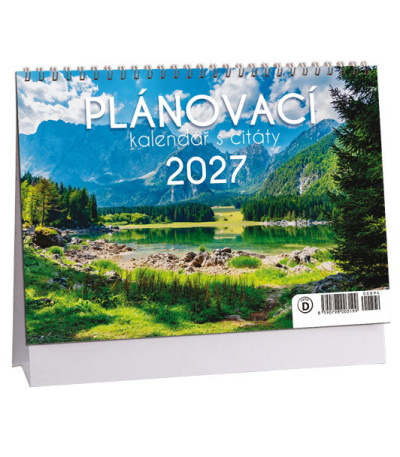 Stolní kalendář Plánovací s citáty MI... - AK894-27 1