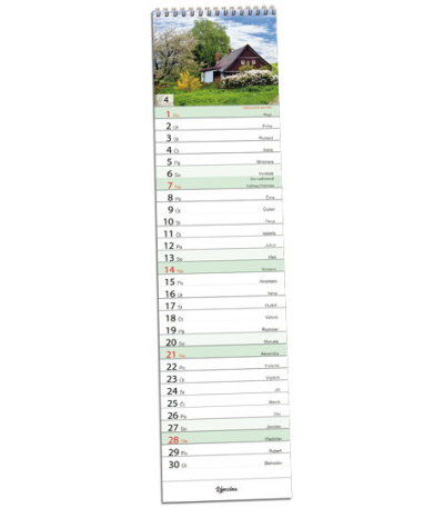 Nástěnný kalendář Česká krajina - váz... - AKN334-27 2