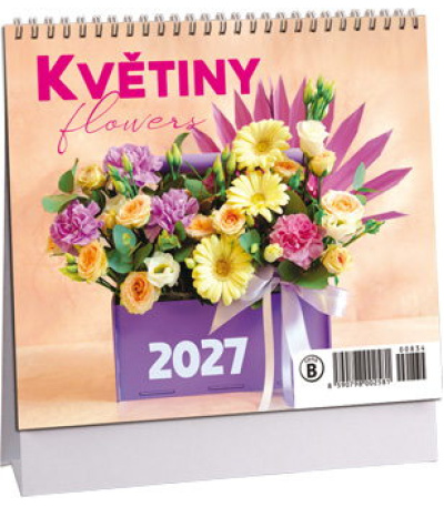 Stolní kalendář Květiny mini 2027 - AK834-27 1