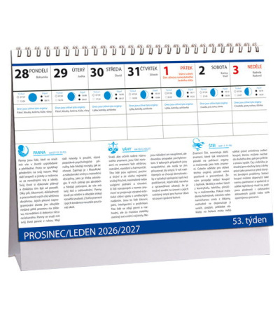 Stolní kalendář Lunární 2027 - AK874-27 2