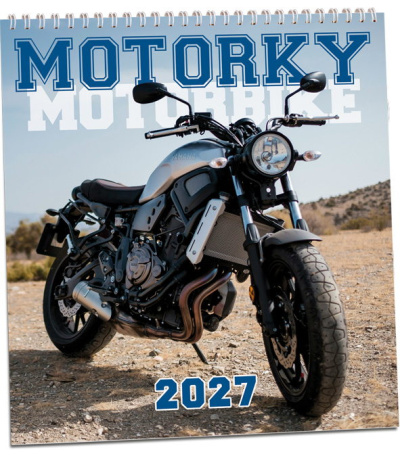 Nástěnný kalendář Motorky 2027 - AKN351-27 1
