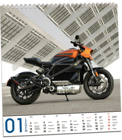 Nástěnný kalendář Motorky 2027 - AKN351-27 2