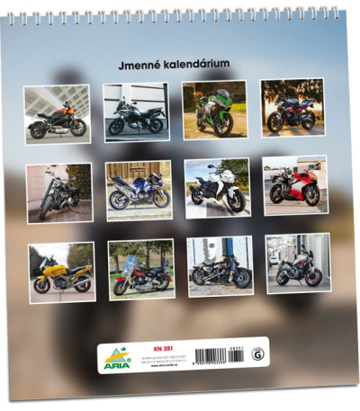 Nástěnný kalendář Motorky 2027 - AKN351-27 3