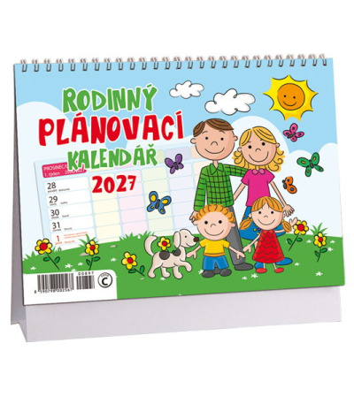 Stolní kalendář Rodinný plánovací  2027 - AK897-27 1