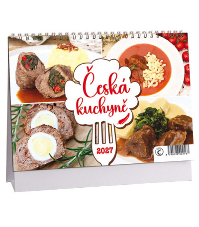 Stolní kalendář Česká kuchyně 2027 - AK854-27 1