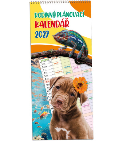 Nástěnný kalendář Rodinný plánovací -... - AKN340-27 1