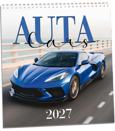 Nástěnný kalendář Auta 2027 - AKN357-27 1