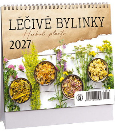 Stolní kalendář Léčivé rostliny mini ... - AK843-27 1