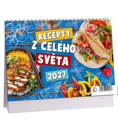 Stolní kalendář Recepty z celého svět... - AK863-27 1