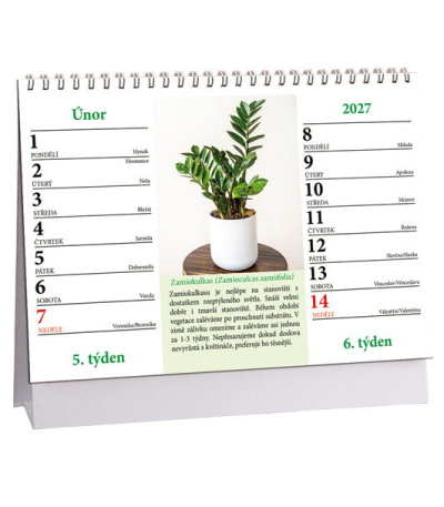Stolní kalendář Pokojové rostliny – 1... - AK886-27 2