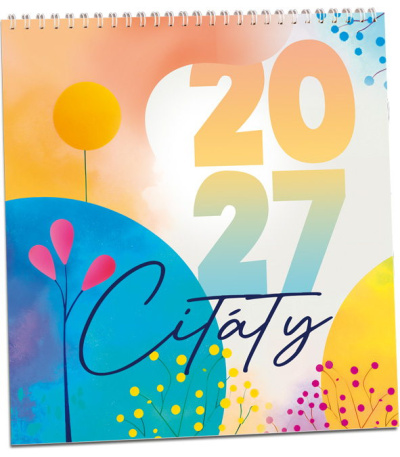 Nástěnný kalendář Citáty 2027 - AKN360-27 1
