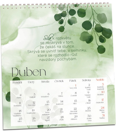 Nástěnný kalendář Citáty 2027 - AKN360-27 2