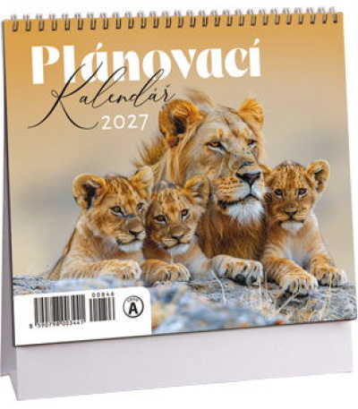 Stolní kalendář Plánovací mini - Zviř... - AK846-27 1