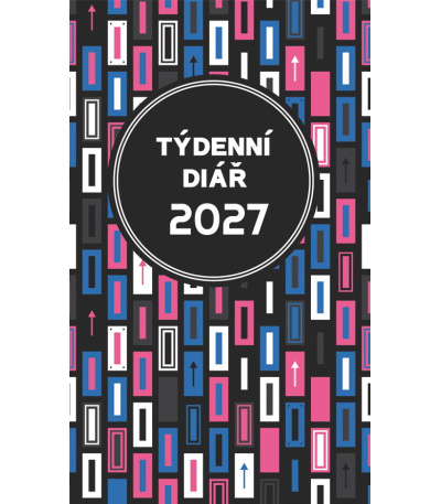 Diář kapesní čtrnáctidenní lamino - O... - ADT224-27 1