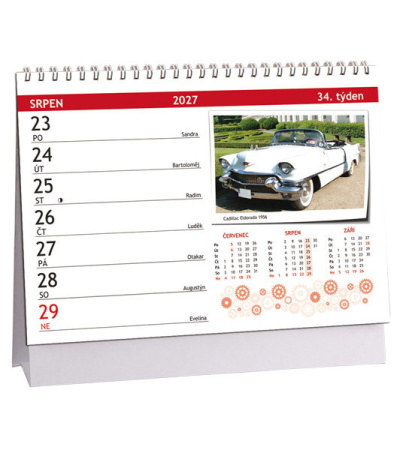 Stolní kalendář Oldtimer 2027 - AK872-27 3