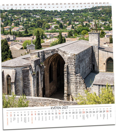 Nástěnný kalendář Provence 2027 - AKN349-27 2