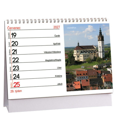 Stolní kalendář Města Čech a Moravy 2027 - AK852-27 2