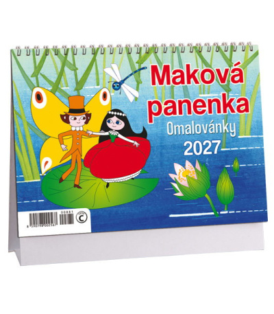 Stolní kalendář Maková panenka 2027 - AK881-27 1