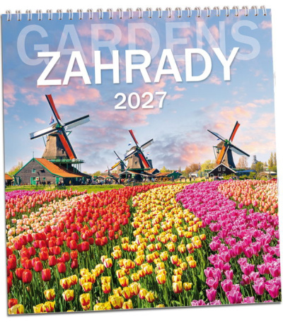 Nástěnný kalendář Zahrady 2027 - AKN355-27 1