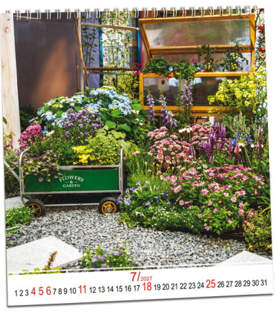 Nástěnný kalendář Zahrady 2027 - AKN355-27 2