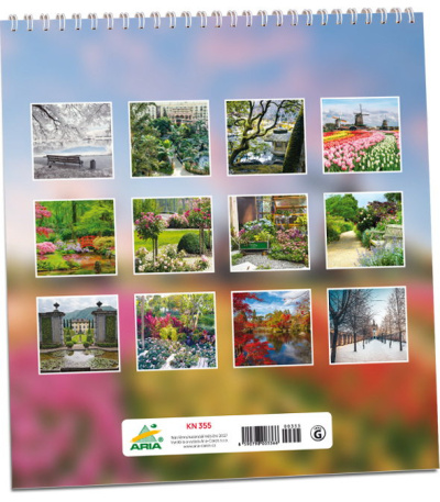Nástěnný kalendář Zahrady 2027 - AKN355-27 3