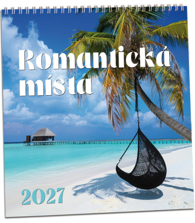 Nástěnný kalendář Romantická místa 2027 - AKN352-27 1