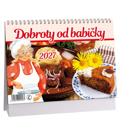 Stolní kalendář Dobroty od Babičky 2027 - AK855-27 1