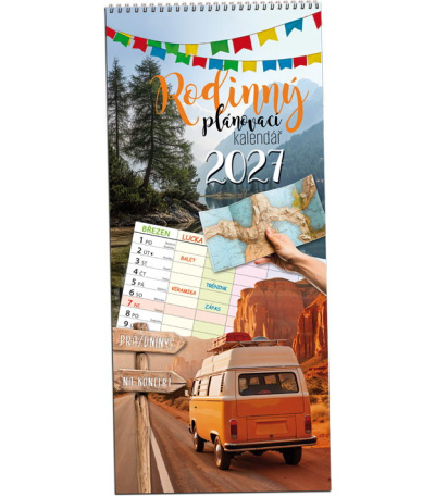 Nástěnný kalendář Rodinný plánovací -... - AKN341-27 1