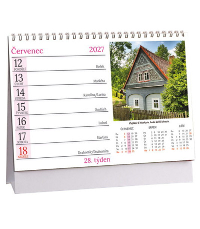 Stolní kalendář Chalupy a pranostiky ... - AK864-27 3