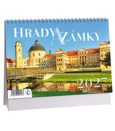 Stolní kalendář Hrady a zámky 2027 - AK856-27 1