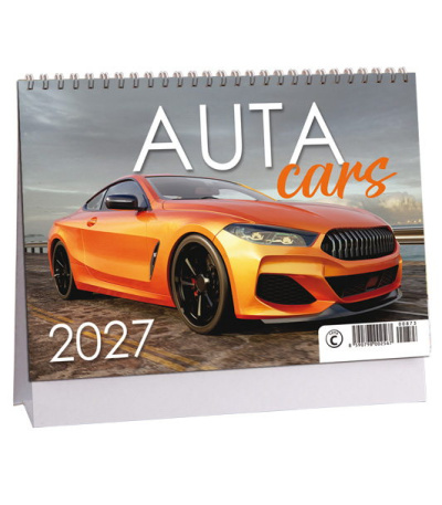 Stolní kalendář Auta 2027 - AK873-27 1