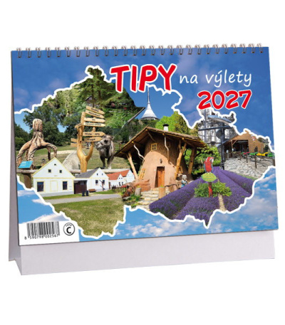 Stolní kalendář Tipy na výlety 2027 - AK853-27 1