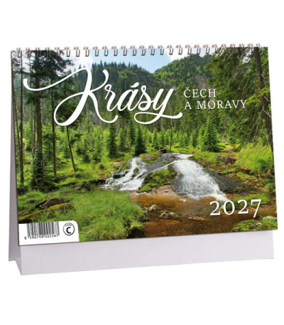 Stolní kalendář Krásy Čech a Moravy 2027 - AK876-27 1
