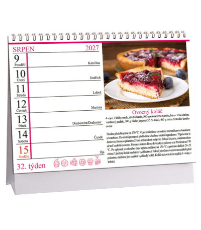Stolní kalendář Sladké mlsání 2027 - AK850-27 3